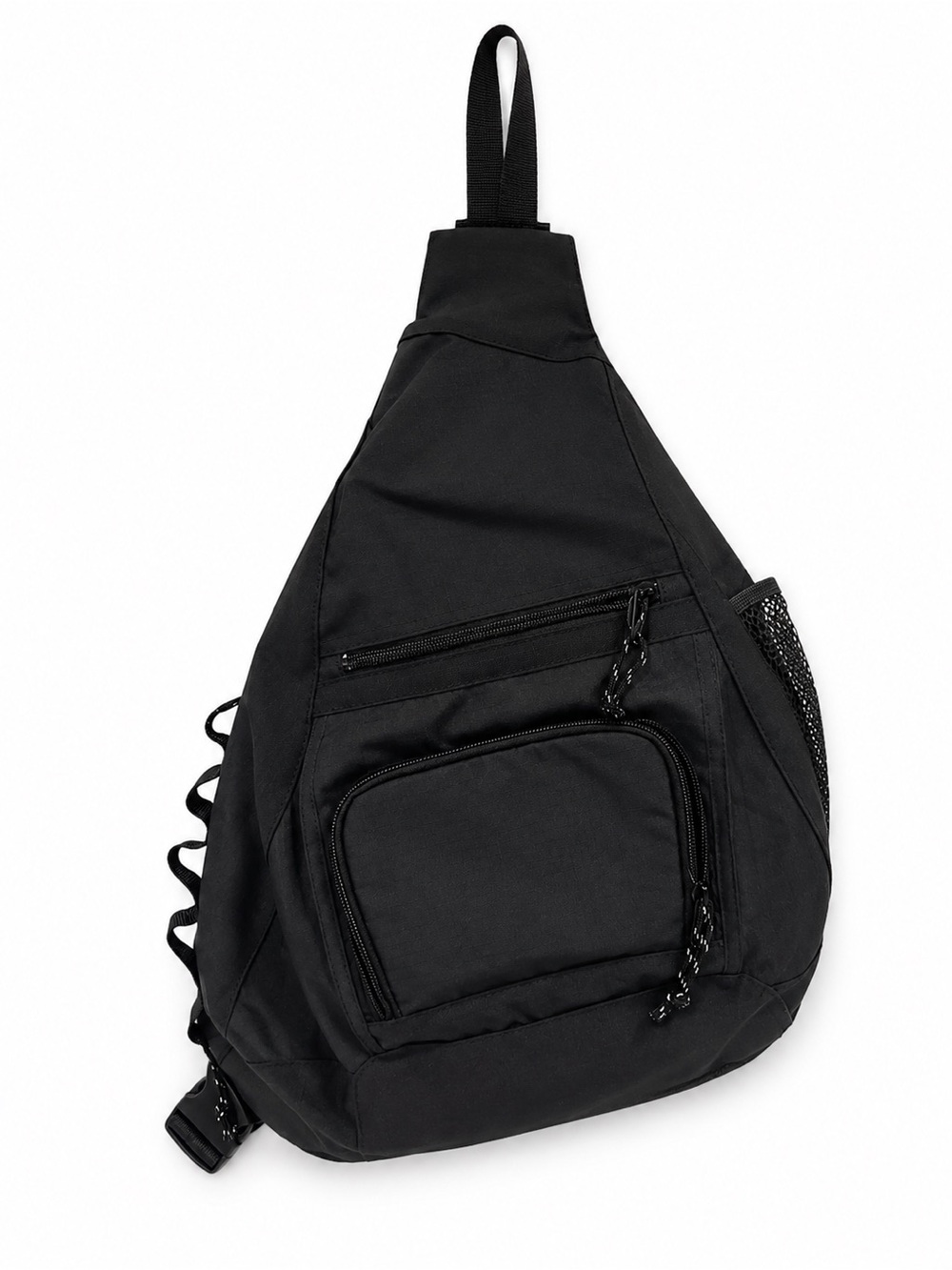 Mercury Tactical Black Sling Backpack Crossbody Shoulder Bag